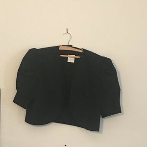 Silky Puff Sleeve Shrug
